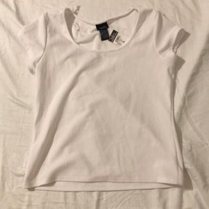 Brand new white top for work